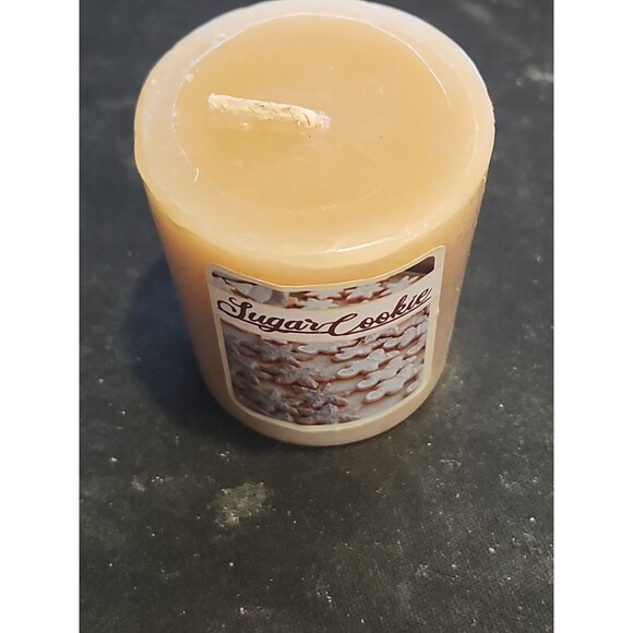 Lot of 2 Sugar Cookie Votive Candles 1.69 oz Each – Sweet Holiday Scented - Picture 3 of 3